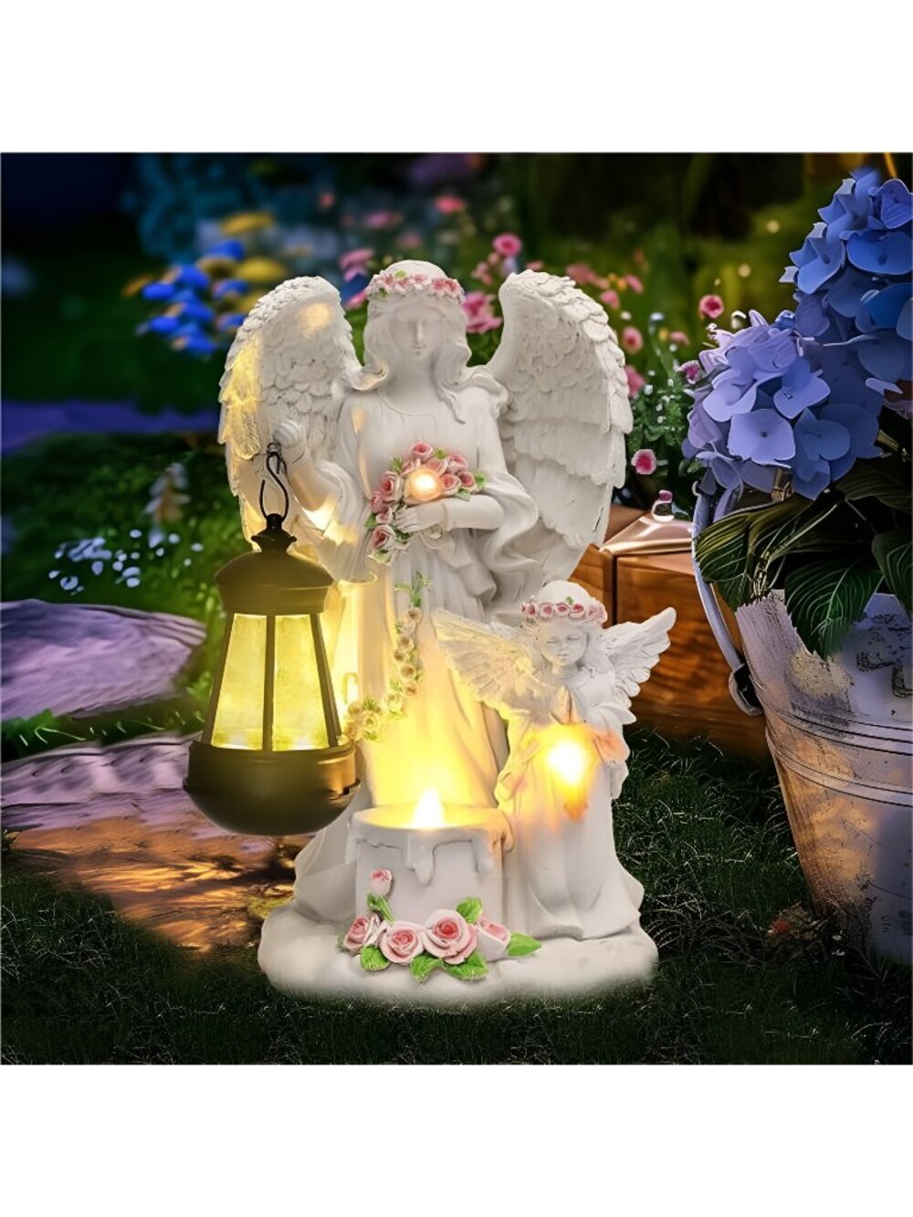 Angel Solar Lights Outdoor Garden, Angel Garden Statues Outdoor - Angel Statue